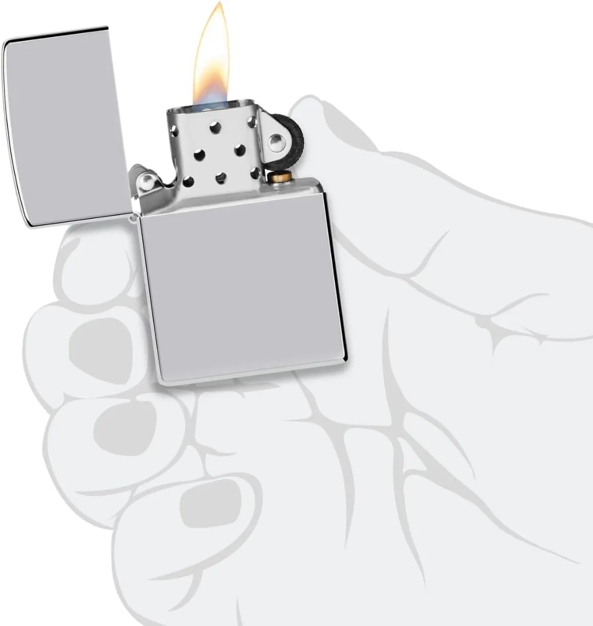 Zippo Armor High Polish Chrome Pocket Lighter
