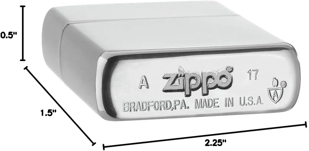 Zippo Armor High Polish Chrome Pocket Lighter