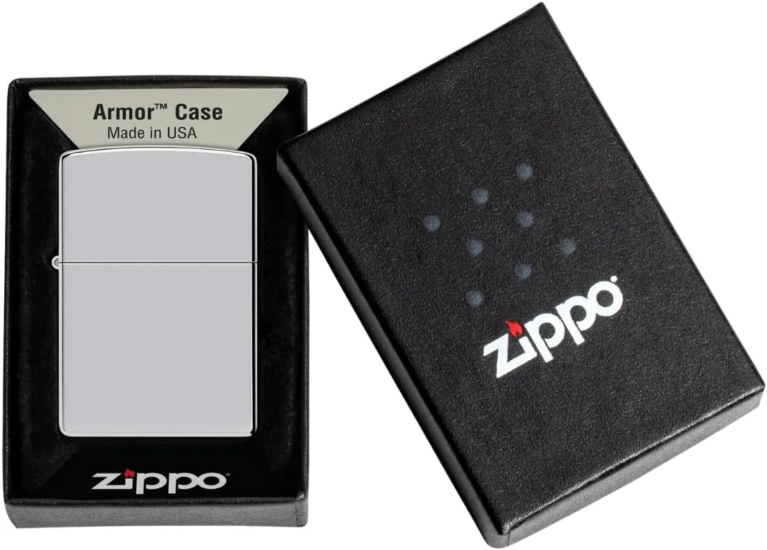 Zippo Armor High Polish Chrome Pocket Lighter