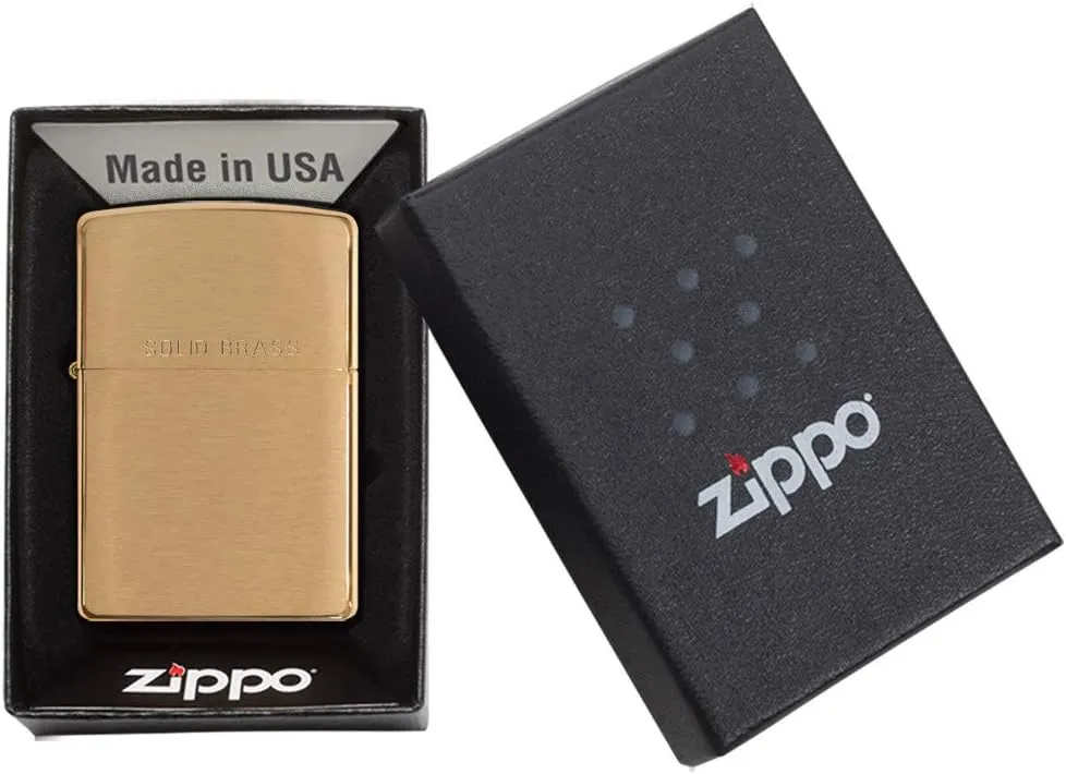 Zippo Brass Pocket Lighters