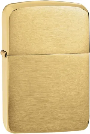 Zippo Brushed Brass, 1941 Replica