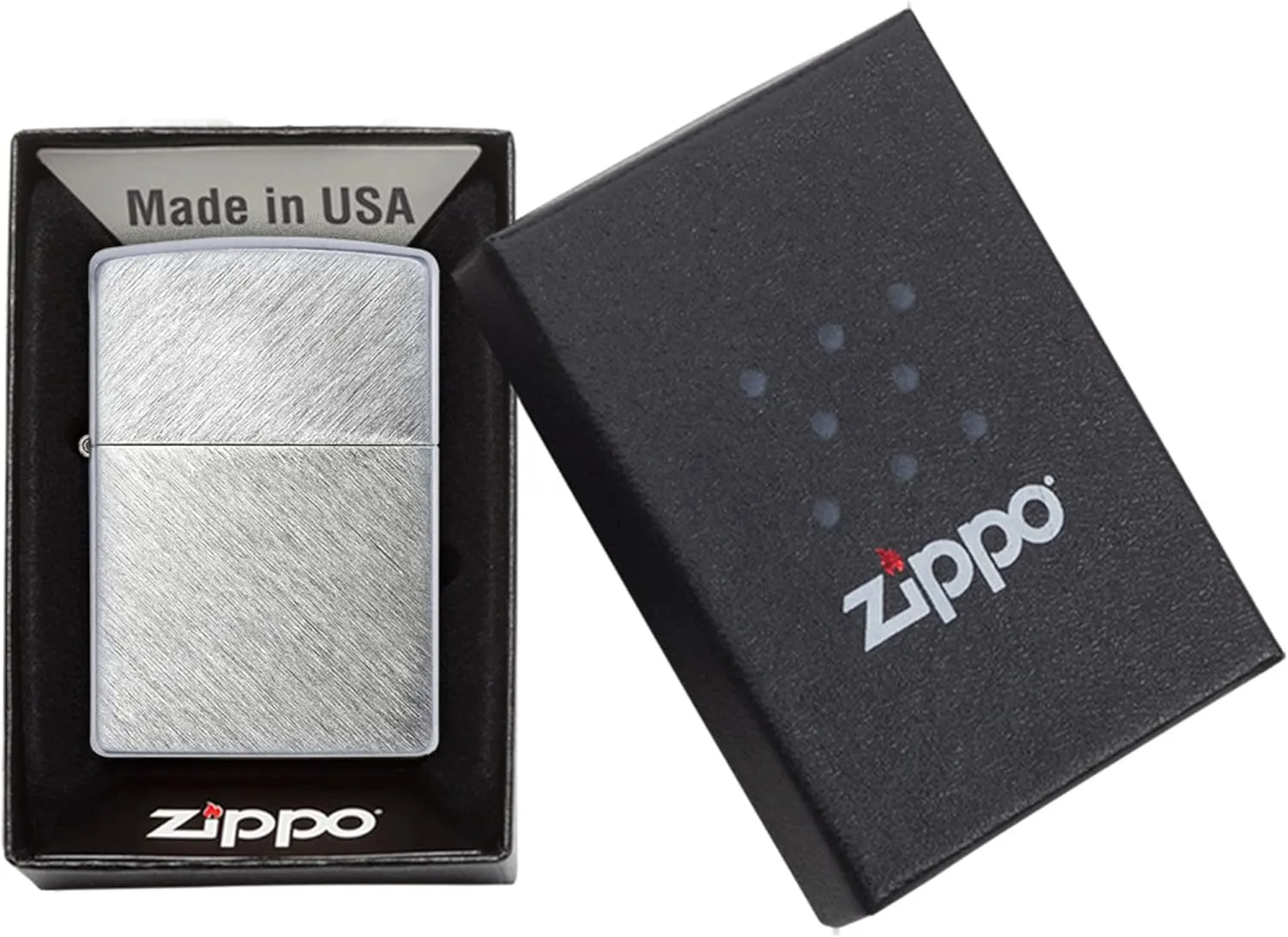 Zippo Herringbone Sweep Pocket Lighter