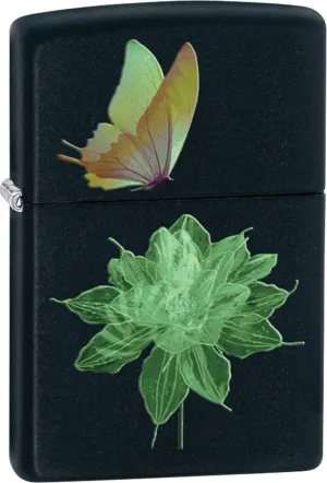 Zippo Lighter- Animals Outdoors Nature Windproof Lighter (Butterfly Green Z251)