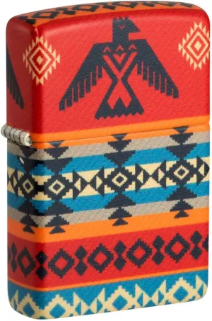 Zippo Lighter: Indian Thunderbird Pattern - 540 Color 48524