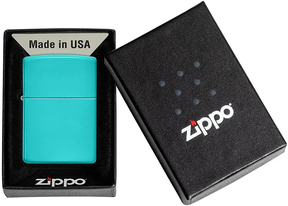 Zippo Lighter - Personalized Custom Message Engrave on Classic with Zippo Logo Windproof Lighter