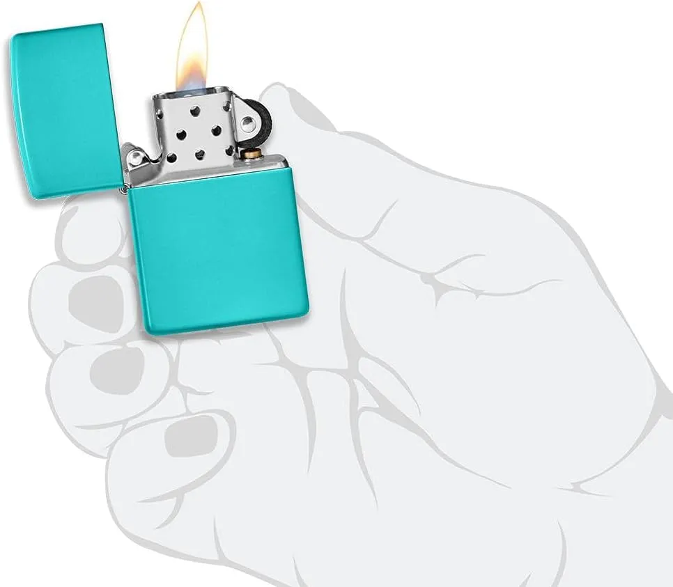 Zippo Lighter - Personalized Custom Message Engrave on Classic with Zippo Logo Windproof Lighter
