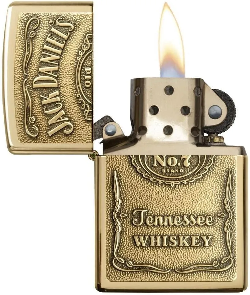 Zippo Lighter – Personalized Custom Message Engraved for Jack Daniel's No7 Tenessee Windproof Lighter