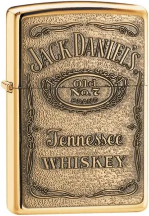 Zippo Lighter – Personalized Custom Message Engraved for Jack Daniel's No7 Tenessee Windproof Lighter