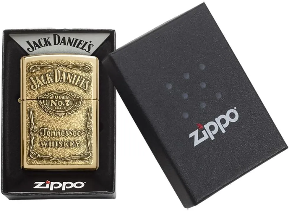 Zippo Lighter – Personalized Custom Message Engraved for Jack Daniel's No7 Tenessee Windproof Lighter