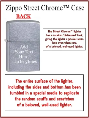 Zippo Lighter - Personalized Custom Message Engraved on Backside for Jeep, Made to Explore Windproof Pocket Lighter (Jeep 48765)
