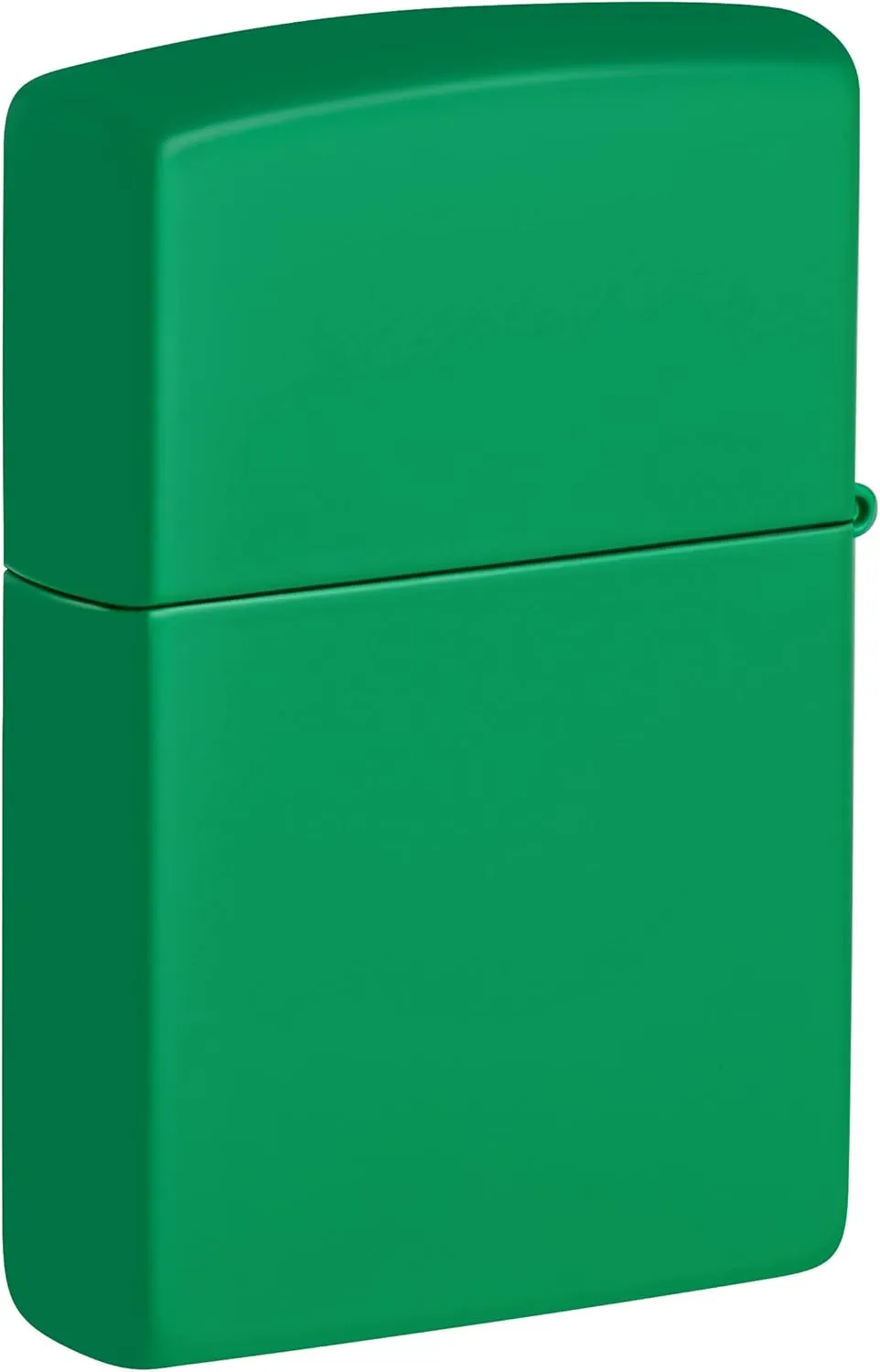 Zippo Lighter - Personalized Message Engraved on Backside Colored Windproof Lighter Grass Green Matte 48629