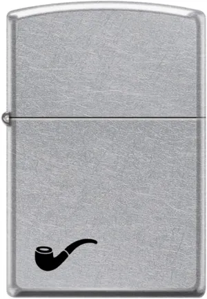 Zippo Lighter- Pipe Design Pipe Insert Windproof Lighter Street Chrome #Z5548