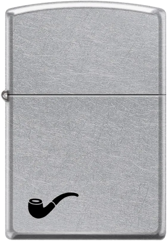 Zippo Lighter- Pipe Design Pipe Insert Windproof Lighter Street Chrome #Z5548