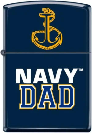Zippo Lighter- United States Navy USN Dad Navy Matte Windproof Lighter #Z5074