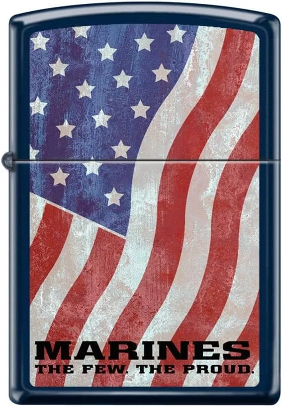 Zippo Lighter- USMC Marine Corps Navy Matte Windproof Lighter #Z5238