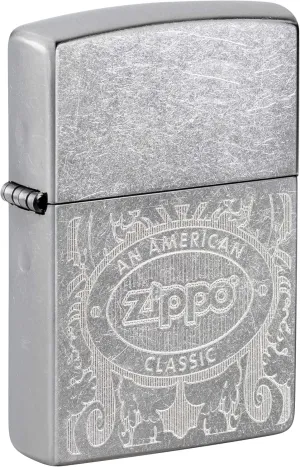 Zippo Lighter, Zippo, an American Classic, Engraved - Street Chrome 81072