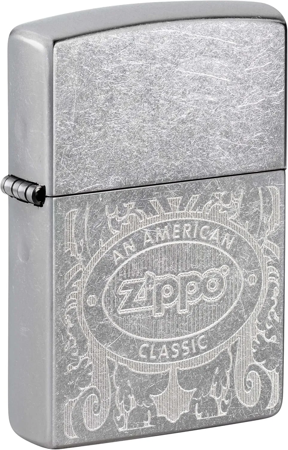 Zippo Lighter, Zippo, an American Classic, Engraved - Street Chrome 81072