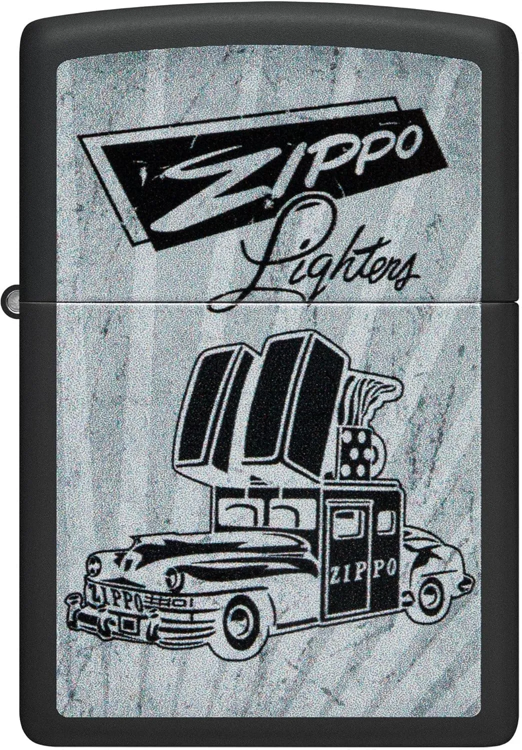 Zippo Lighter Zippo Retro Car, Windproof, Custom Designed, Stainless Steel Body