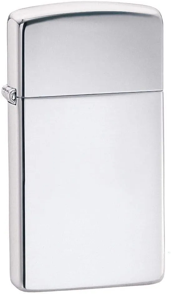 Zippo Slim High Polish Chrome Pocket Lighter