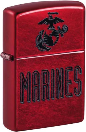 Zippo U.S. Marine Corps Candy Apple Pocket Lighter
